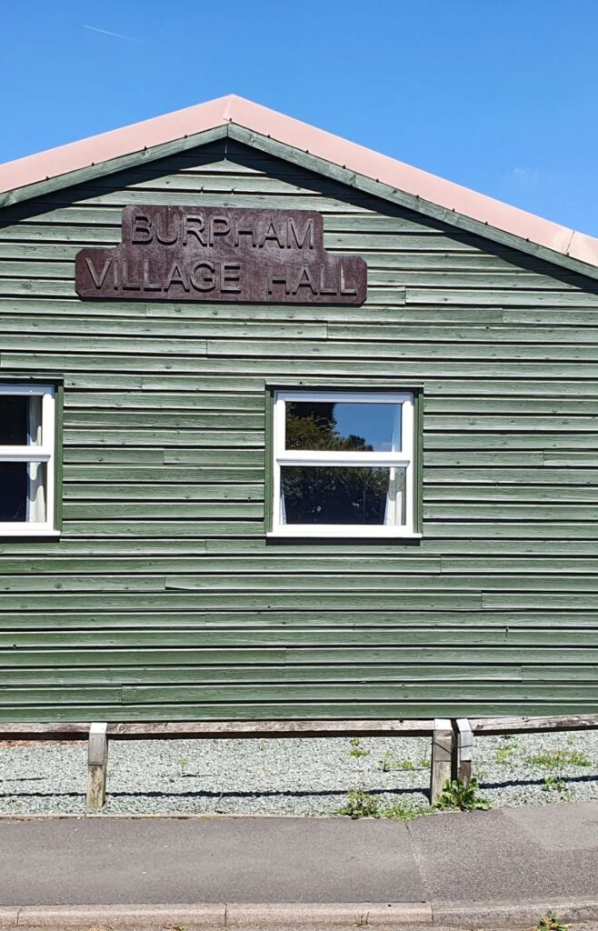 Front of Burpham Village Hall